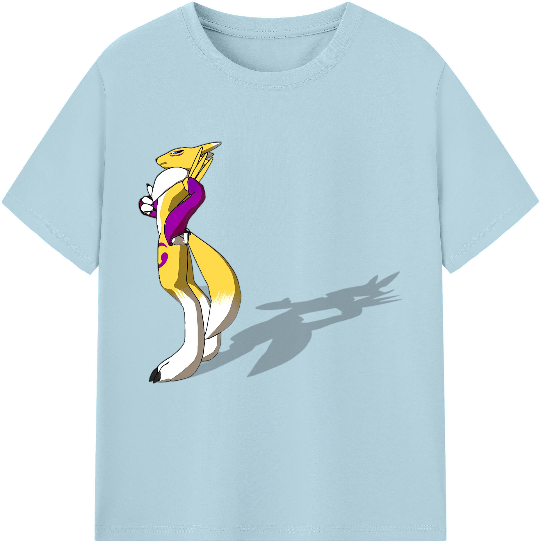 （画像用） Digimon デジタルモンスター/デジモン 綿100％半袖Tシャツ（フロントプリント）